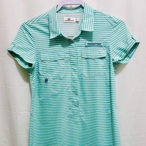 Vineyard Vines Sport Dress, Size 0, Green Stripe,